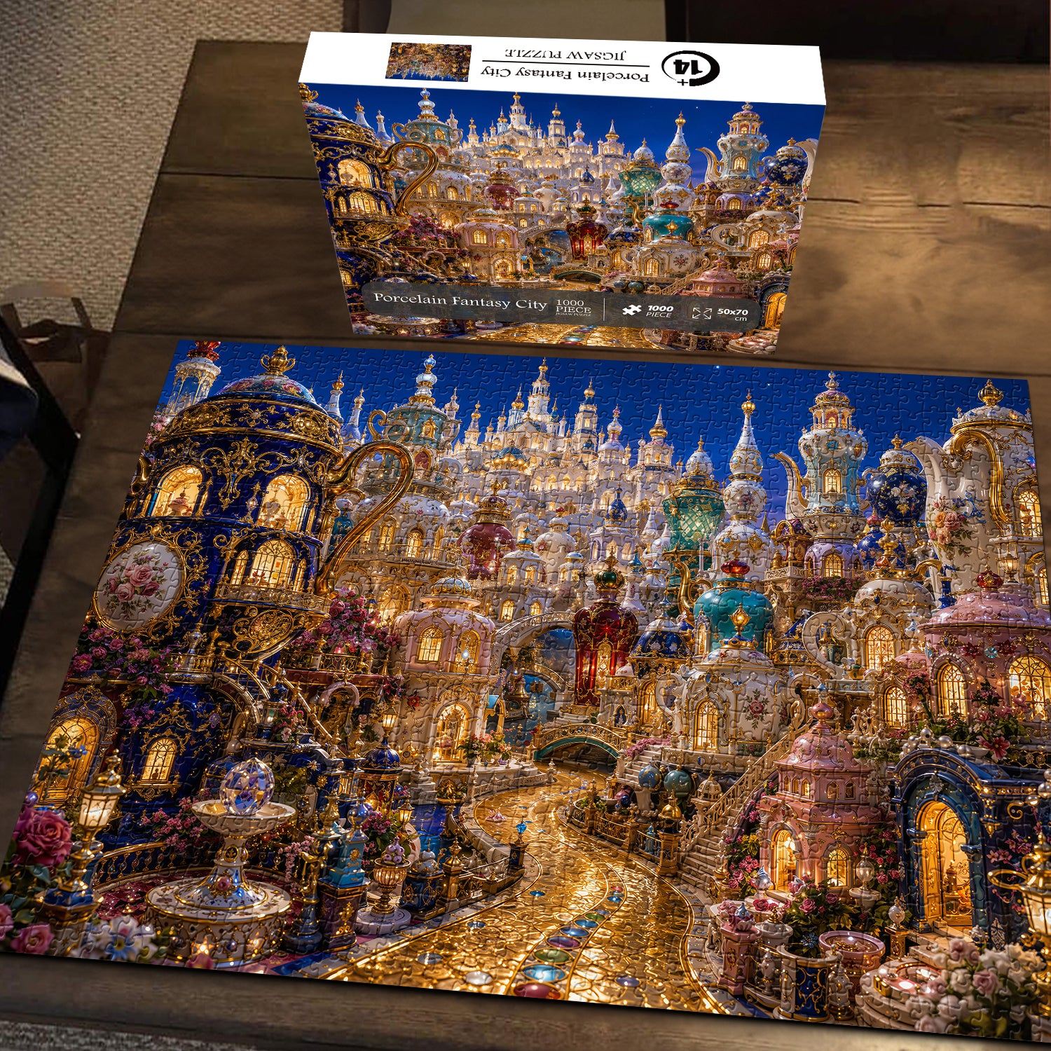 Porcelain Fantasy City Jigsaw Puzzle 1000 Piece