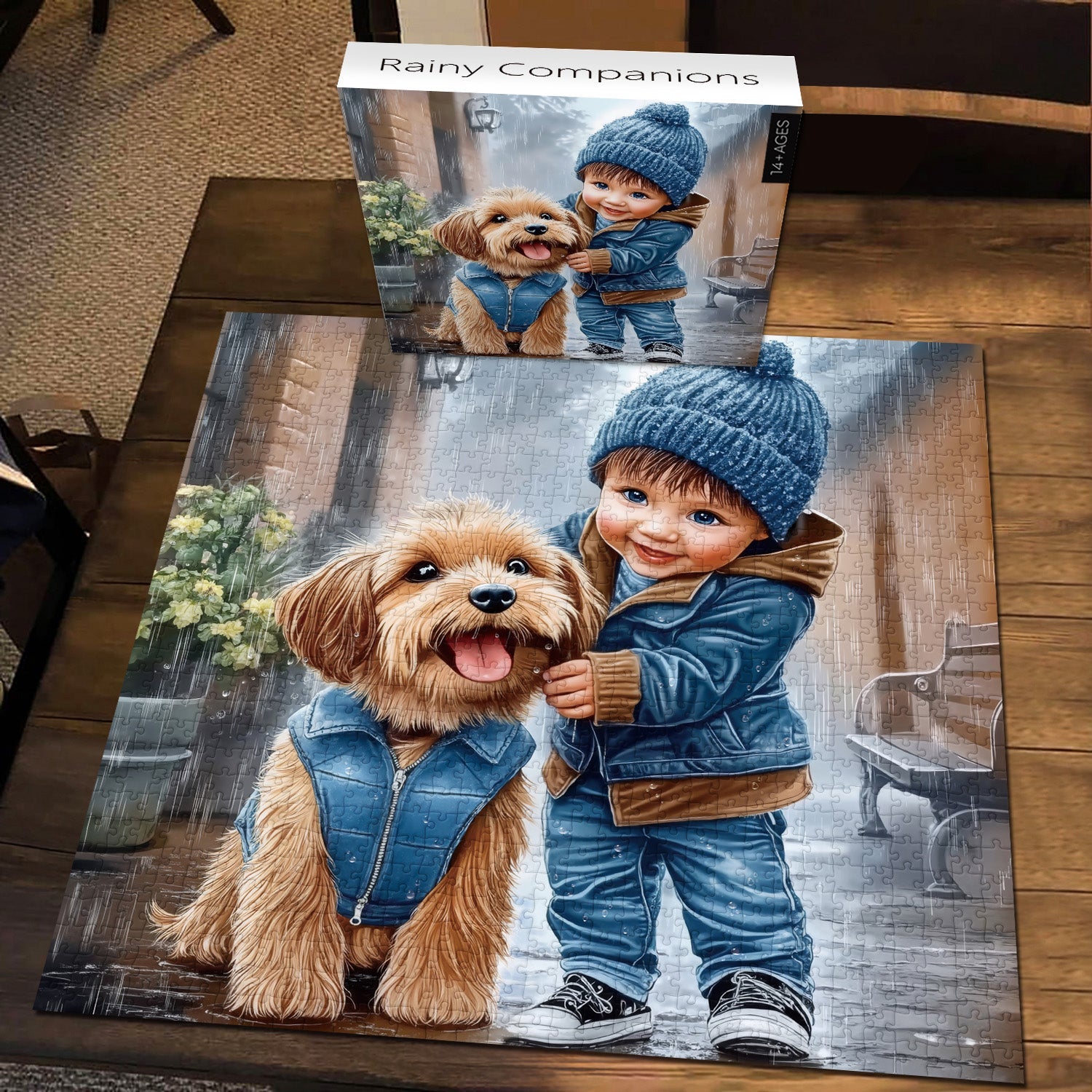 Rainy Companions Jigsaw Puzzle 1000 Pieces
