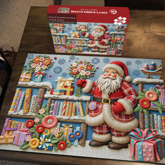 Santa’s Bloomed Blessing Jigsaw Puzzles 1000 Pieces