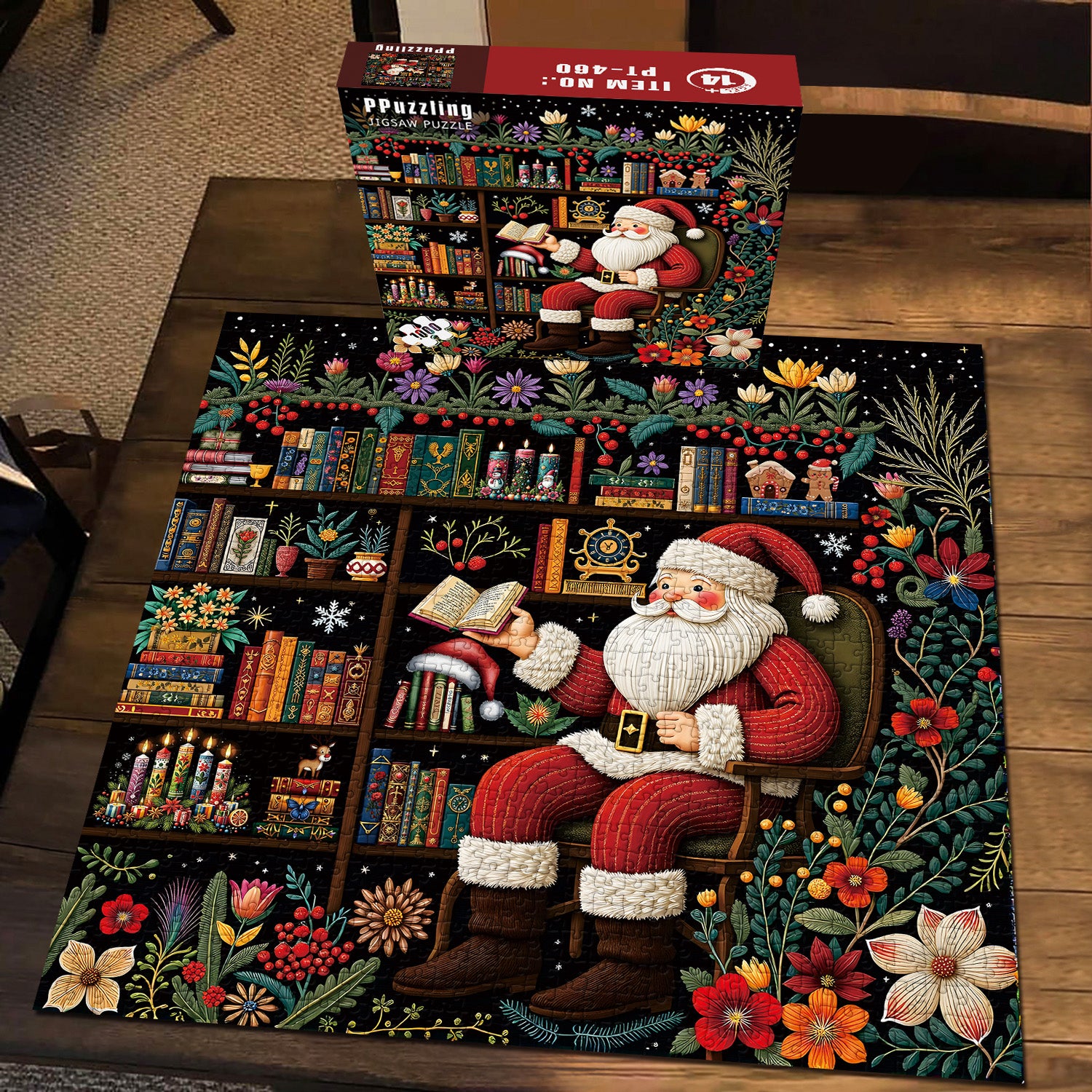 Santa's Garden Reads Jigsaw Puzzles 1000 Pieces