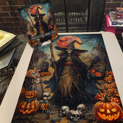 Skeletthexe Puzzle 1000 Teile