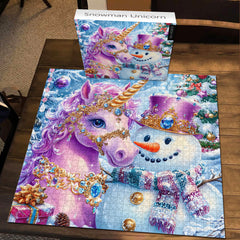 Snowman Unicorn Jigsaw Puzzles 1000 Pieces