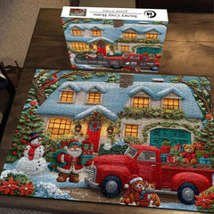 Snowy Cozy Home Jigsaw Puzzles 1000 Pieces