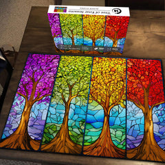 Baum der vier Jahreszeiten Puzzle 1000 Teile