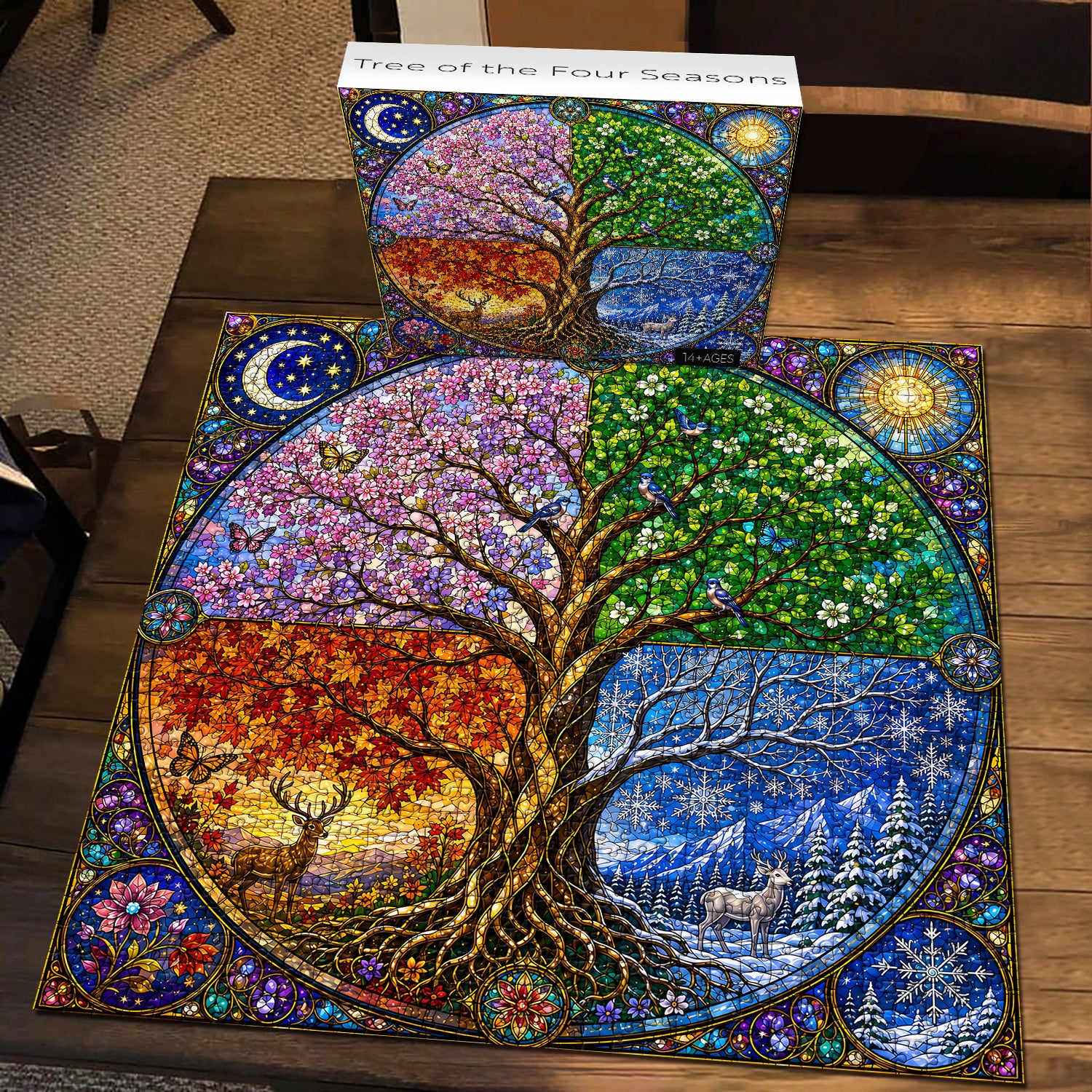 Tree of the Four Seasons Jigsaw Puzzle 1000 Pieces