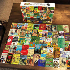 Puzzle de couverture de livre vintage 1000 pièces