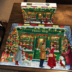 Puzzle de Marché aux Fleurs d'Hiver 1000 pièces
