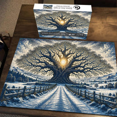 Winter Tree of Light Jigsaw Puzzle 1000 Piece