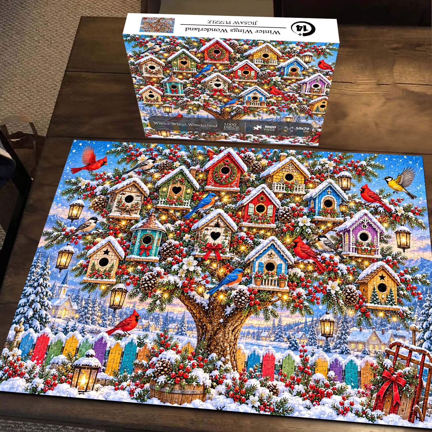 Winter Wings Wonderland Jigsaw Puzzle 1000 Piece
