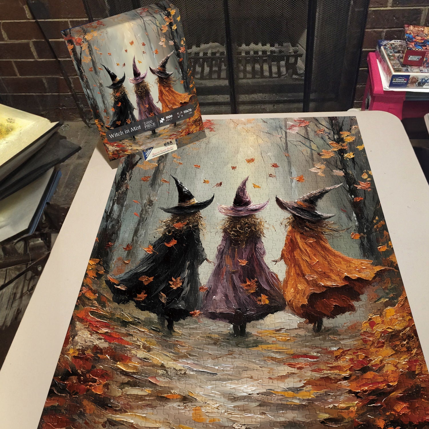 Witch in Mist Jigsaw Puzzle 1000 Pieces