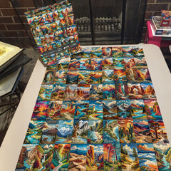 Woven National Parks Jigsaw Puzzle 1000 Pieces