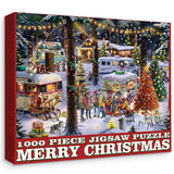 Christmas Camping Jigsaw Puzzle 1000 Pieces