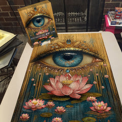 Puzzle de 1000 pièces Oeil de Lotus Mystique