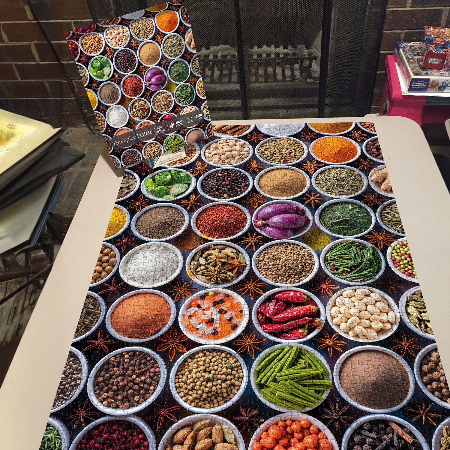 Fun Spice Platter Jigsaw Puzzle 1000 Pieces