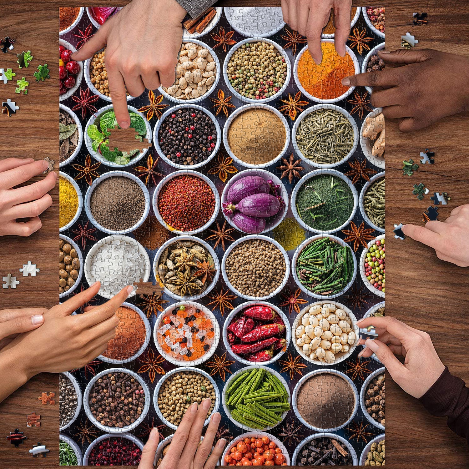 Fun Spice Platter Jigsaw Puzzle 1000 Pieces