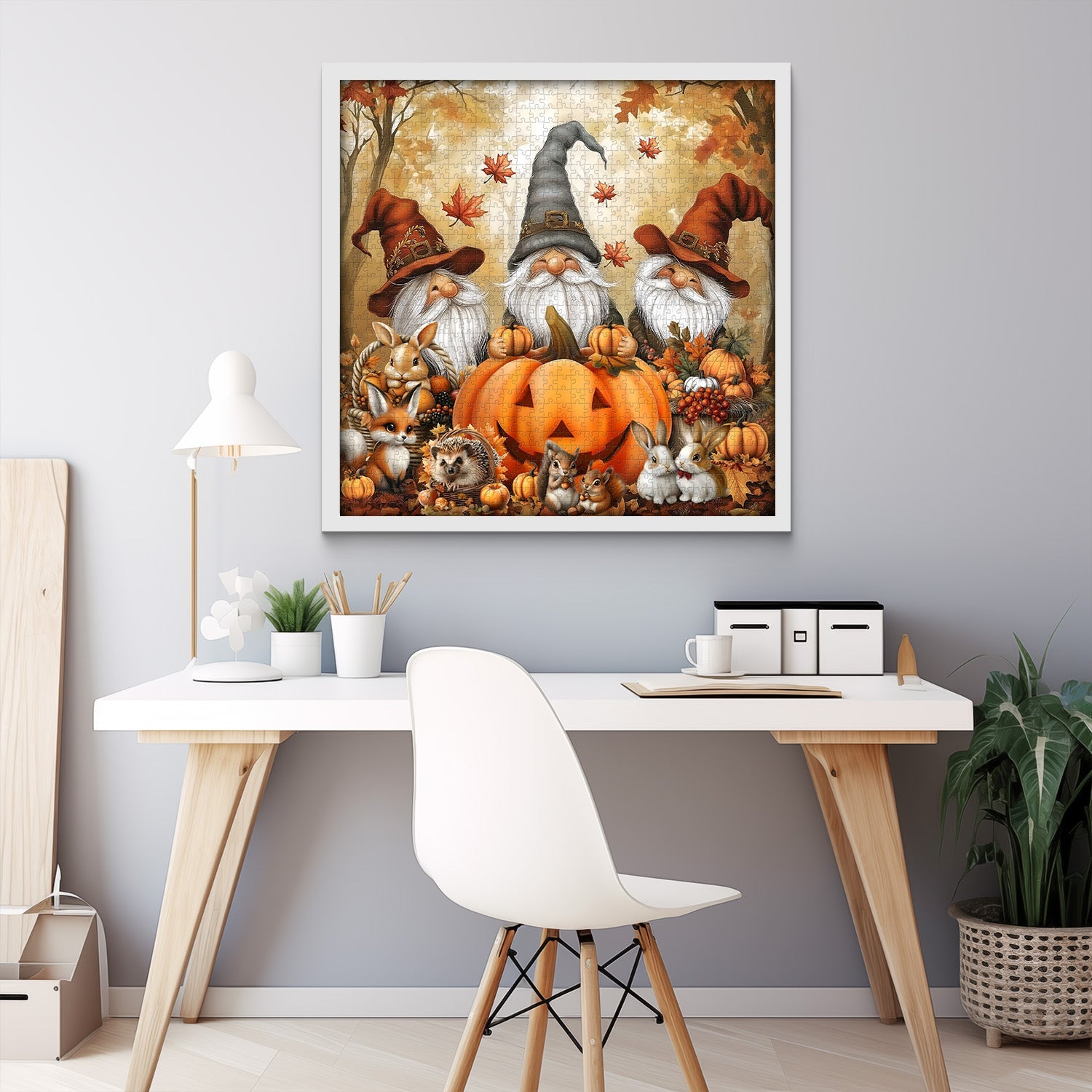 Gnome Harvest Party Jigsaw Puzzle 1000 Pieces