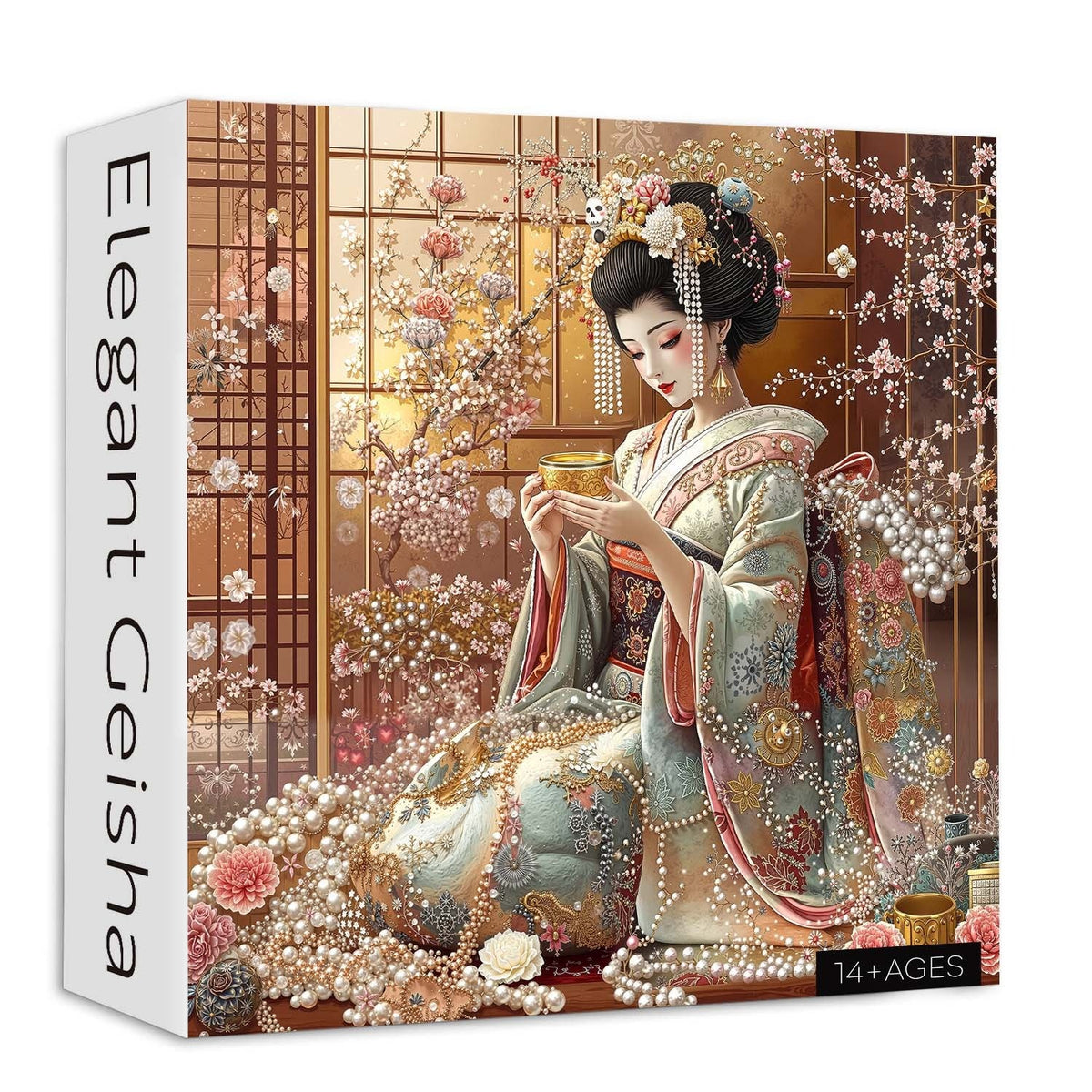 Elegant Geisha Jigsaw Puzzle 1000 Pieces