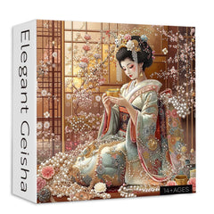 Elegant Geisha Jigsaw Puzzle 1000 Pieces